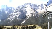 Archiviertes Webcam Bild: Ehrwalder Alm - Bergstation Sesselbahn Gaistal am 12.07.2026 um 10:36 Uhr