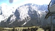 Archiviertes Webcam Bild: Ehrwalder Alm - Bergstation Sesselbahn Gaistal am 12.07.2026 um 16:36 Uhr