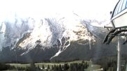 Archived webcam image showing Ehrwald - Top station chairlift "Gaistal" on 14 Jul 2026 at 06:09