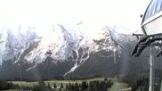 Archived webcam image showing Ehrwald - Top station chairlift "Gaistal" on 21 Jul 2026 at 06:46