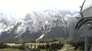 Archived webcam image showing Ehrwald - Top station chairlift "Gaistal" on 21 Jul 2026 at 14:46