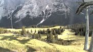 Archived webcam image showing Ehrwald - Top station chairlift "Gaistal" on 21 Jul 2026 at 18:46