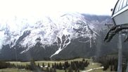 Archived webcam image showing Ehrwald - Top station chairlift "Gaistal" on 21 Jul 2026 at 20:46
