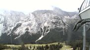 Archiviertes Webcam Bild: Ehrwalder Alm - Bergstation Sesselbahn Gaistal am 27.07.2026 um 12:17 Uhr