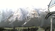 Archiviertes Webcam Bild: Ehrwalder Alm - Bergstation Sesselbahn Gaistal am 28.08.2026 um 07:57 Uhr