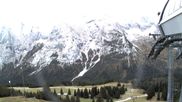 Archiviertes Webcam Bild: Ehrwalder Alm - Bergstation Sesselbahn Gaistal am 28.10.2026 um 08:51 Uhr