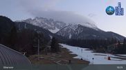 Archived webcam image showing Base Station Marienbergbahn I (1100m) - Biberwier on 20 Mar 2026 at 05:30