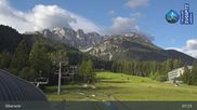 Archived webcam image showing Base Station Marienbergbahn I (1100m) - Biberwier on 15 Jun 2026 at 07:29