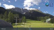 Archived webcam image showing Base Station Marienbergbahn I (1100m) - Biberwier on 15 Jun 2026 at 09:29
