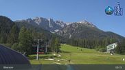 Archived webcam image showing Base Station Marienbergbahn I (1100m) - Biberwier on 20 Jun 2026 at 09:38