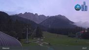 Archived webcam image showing Base Station Marienbergbahn I (1100m) - Biberwier on 17 Aug 2026 at 01:10