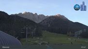 Archived webcam image showing Base Station Marienbergbahn I (1100m) - Biberwier on 16 Oct 2026 at 08:00