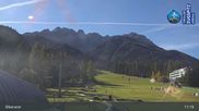 Archived webcam image showing Base Station Marienbergbahn I (1100m) - Biberwier on 16 Oct 2026 at 11:00