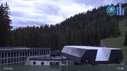Archived webcam image showing Grubig Alm at Lermoos Ski Resort on 7 Jun 2026 at 01:57