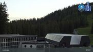 Archived webcam image showing Grubig Alm at Lermoos Ski Resort on 14 Jun 2026 at 03:09