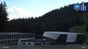 Archived webcam image showing Grubig Alm at Lermoos Ski Resort on 17 Jul 2026 at 19:11