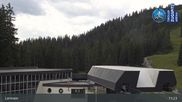 Archived webcam image showing Grubig Alm at Lermoos Ski Resort on 16 Aug 2026 at 11:36