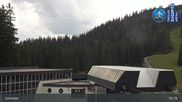 Archived webcam image showing Grubig Alm at Lermoos Ski Resort on 16 Aug 2026 at 15:36