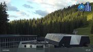 Archived webcam image showing Grubig Alm at Lermoos Ski Resort on 22 Aug 2026 at 07:14