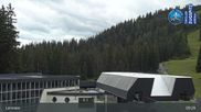 Archived webcam image showing Grubig Alm at Lermoos Ski Resort on 22 Aug 2026 at 09:14