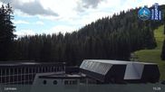 Archived webcam image showing Grubig Alm at Lermoos Ski Resort on 22 Aug 2026 at 15:14