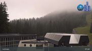 Archived webcam image showing Grubig Alm at Lermoos Ski Resort on 10 Sep 2026 at 08:08