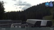Archived webcam image showing Grubig Alm at Lermoos Ski Resort on 15 Sep 2026 at 03:44