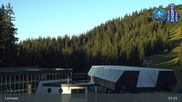 Archived webcam image showing Grubig Alm at Lermoos Ski Resort on 15 Sep 2026 at 07:44
