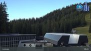 Archived webcam image showing Grubig Alm at Lermoos Ski Resort on 15 Sep 2026 at 09:44