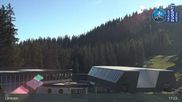 Archived webcam image showing Grubig Alm at Lermoos Ski Resort on 15 Sep 2026 at 17:44