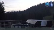 Archived webcam image showing Grubig Alm at Lermoos Ski Resort on 4 Oct 2026 at 03:48