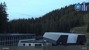 Archived webcam image showing Grubig Alm at Lermoos Ski Resort on 15 Oct 2026 at 07:19