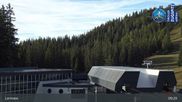 Archived webcam image showing Grubig Alm at Lermoos Ski Resort on 15 Oct 2026 at 09:19
