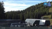 Archived webcam image showing Grubig Alm at Lermoos Ski Resort on 15 Oct 2026 at 11:19