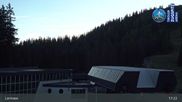 Archived webcam image showing Grubig Alm at Lermoos Ski Resort on 15 Oct 2026 at 17:19