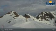 Archived webcam image showing Kappl: Top Station Alblittkopfbahn on 14 Mar 2026 at 08:00