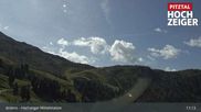 Archived webcam image showing Hochzeiger Mid Station on 10 Aug 2026 at 11:37