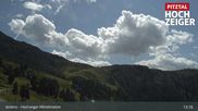 Archived webcam image showing Hochzeiger Mid Station on 10 Aug 2026 at 13:37