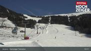 Archived webcam image showing Hochzeiger Base Station on 26 Feb 2026 at 13:52