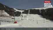 Archived webcam image showing Hochzeiger Base Station on 26 Feb 2026 at 15:54