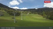 Archived webcam image showing Hochzeiger Base Station on 21 May 2026 at 17:19
