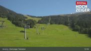 Archived webcam image showing Hochzeiger Base Station on 1 Sep 2026 at 13:06