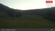 Archived webcam image showing Hochzeiger Base Station on 1 Oct 2026 at 07:16