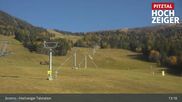 Archived webcam image showing Hochzeiger Base Station on 31 Oct 2026 at 13:49