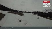 Archived webcam image showing Top Station Zirbenbahn on 13 Apr 2026 at 07:47