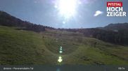 Archived webcam image showing Top Station Zirbenbahn on 12 Jul 2026 at 09:06