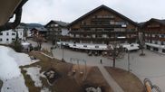 Archived webcam image showing Seefeld village square on 23 Mar 2026 at 14:25