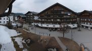 Archived webcam image showing Seefeld village square on 23 Mar 2026 at 16:25