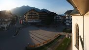 Archived webcam image showing Seefeld village square on 22 Jun 2026 at 07:47