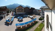Archived webcam image showing Seefeld village square on 22 Jun 2026 at 10:47